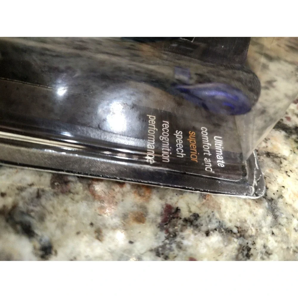 Plantronics Model SR1 Speach Recognition Microphone PC Headset Blue. OPEN BOX‎